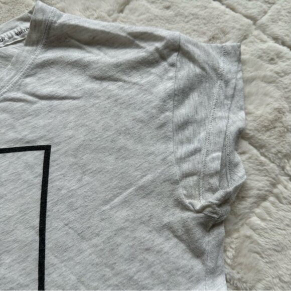 Victoria's Secret | Cream & Glitter VS Paris Angel Short Sleeve Tee | Size Small - Picture 5 of 11